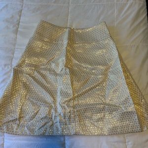 Women’s Gymboree Gold skirt shimmer NEW NWT